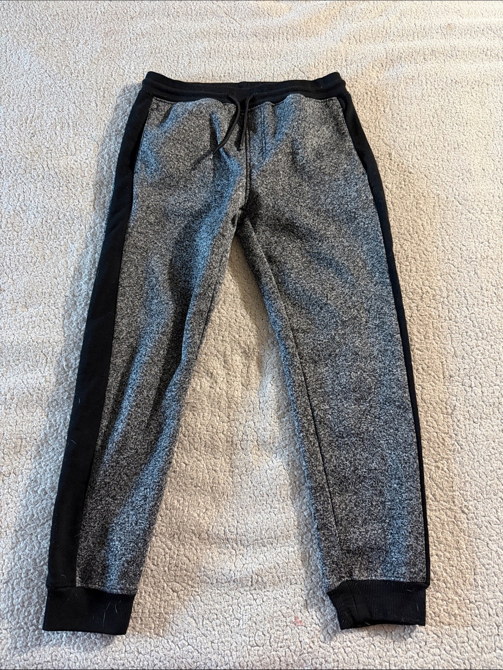 South Pole Gray and Black Men's Jogger Sweatpants Medium